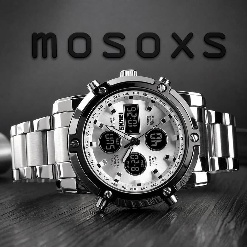 SKMEI 1389 Men’s Digital Analog Chronograph Watch